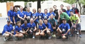 Area runners participated in the National Police Week 5K in DC recently included 30 friends and family members of Christopher Ray. The group is also gearing up for the 4th annual Christopher Ray Memorial Fishing Tournament and banquet set for June 15. Included in the group who traveled to DC were Chris’ Mother, Anne, his Aunt, Scottie Russell; brother, Kevin Ray; friends John Barksdale, Alexa Cook and Megan Simpkins; Sgt. Tax Stevens and wife Lori; and Vernie and Esther Francis. -- Submitted