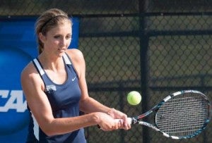 FHS alum Lindsay Raulston was ranked sixth in the nation  by the Intercollegiate Tennis Association. -- SUBMITTED PHOTO