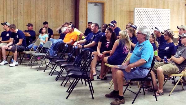 A crowd of emergency rescue professionals listens to a presentation on preparing for agricultural injuries. -- SUBMITTED
