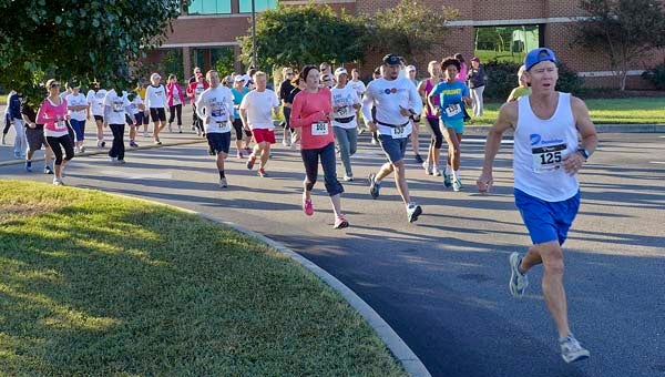 The United Way 5k saw more than 50 participants.