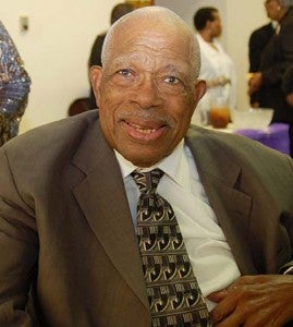 Dr. Curtis Harris, former pastor of Gilfield for 33 years. -- Merle Monahan | Tidewater News
