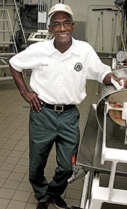 Vernon Parker, Hubs’ master chef, has worked with the company for 50 years. -- CAIN MADDEN | TIDEWATER NEWS