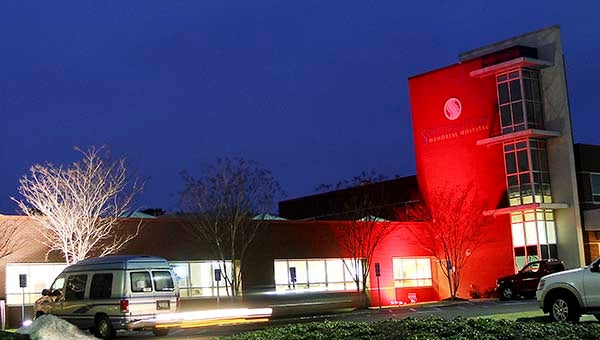 Southampton Memorial Hospital will be lit red in February -- CAIN MADDEN | TIDEWATER NEWS