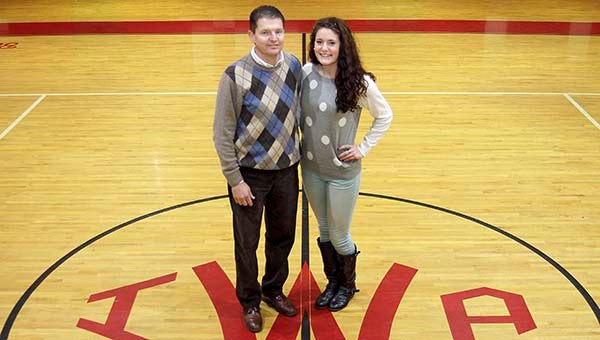 Chris Hooper and his daughter Gabriella won the Metro Conference coach and player of the year for girl’s basketball.
