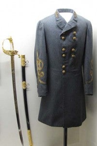 Robert E. Lee’s actual sword and frock coat are on display at the Museum of the Confederacy - Appomattox. -- COURTESY  | MUSEUM OF THE CONFEDERACY - APPOMATTOX