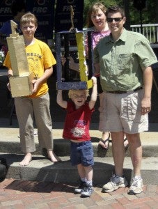 The Russell family came in first place. -- Cain Madden | Tidewater News