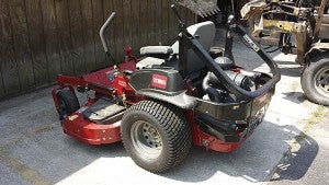 This mower is similar to the ones stolen sometime on Monday from Walters Outdoor Power Equipment. -- SUBMITTED
