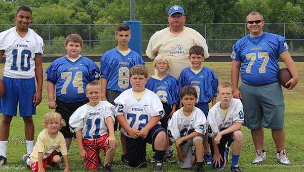 Windsor High School’s football team hosted its first Youth Camp this past weekend, and they were able to get eight boys ages 4 to 10 to participate and learn fundamentals of the game. -- SUBMITTED