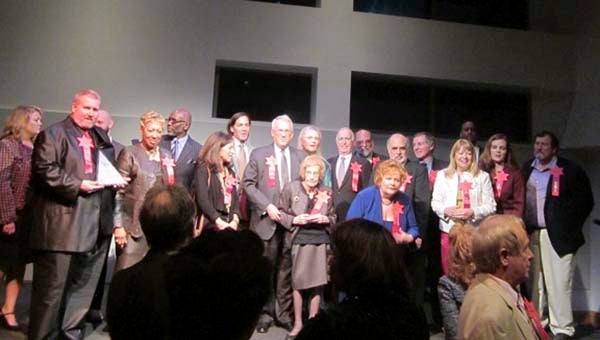 Roberta Naranjo of Boykins, front and center, was a recent recipient of the 2014 Hampton Roads Cultural Alliances Alli Awards. -- Submitted