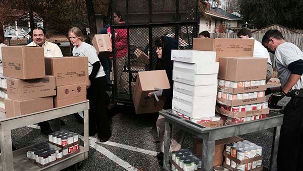 The Food Lion in Franklin and the Southampton County Social Services Department teamed up to provide for more than 390 families this past Thanksgiving. -- Stephen H. Cowles | Tidewater News