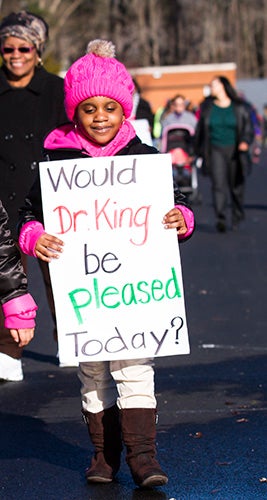 Jada Mason wonders if Dr. King would be happy with where we are today. 