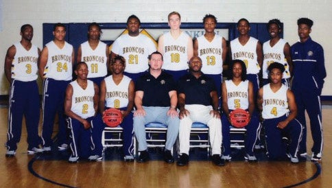 The 2014-'15 Franklin High School Broncos basketball team.