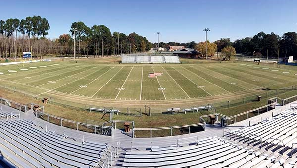 Armory field, dressed and ready for football season. The park has recently garnered honor as a “Field of Excellence.” SUBMITTED | CLAY HYATT