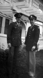 Ernest L. Beale Jr. with his brother John “Jack” Beale.
