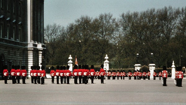 Changing of the guard at Buckingham Palace  -- SUBMITTED