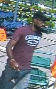 This man is sought by Franklin Police in connection with an attempt to pass counterfeit money at Walmart last week. He’s also suspected of having earlier used counterfeit $20 bills to buy $490 worth of goods. -- SUBMITTED