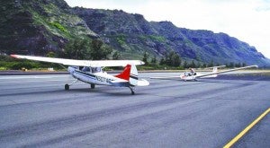 A tow plane makes ready at Dillingham