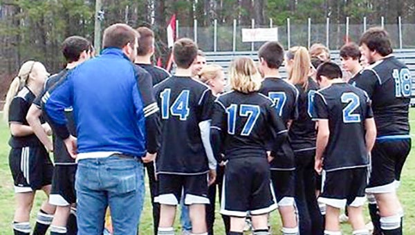 Southampton Academy’s co-ed soccer team opened its season with a win over Kenston. -- SUBMITTED