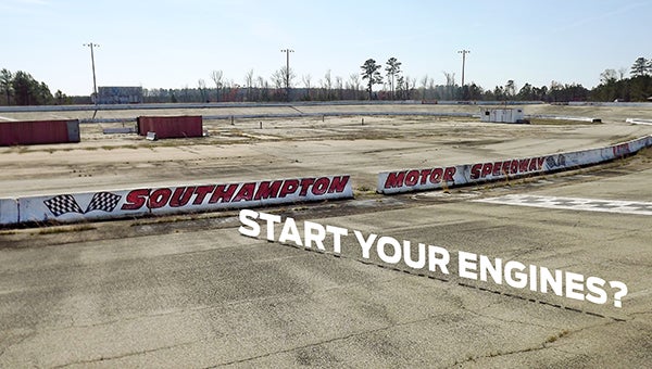 Southampton Motor Speedway in Capron has been off of the racing circuit since 2008, when its asphalt surface displeased fans. A buyer has stepped up in an effort to reopen the track. -- Andrew Lind | Tidewater News