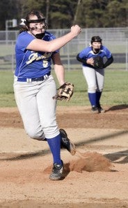 Windsor softball pitcher E.J. Bankson has five complete games this season for the 5-1 Lady Dukes. In a 14-0 win over Brunswick last week, Bankson struck out nine Bulldogs. She  also struck out six batters in an 8-3  win over Southampton.  -- Amanda Smith | The Tidewater News