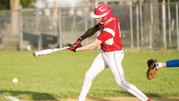 Southampton senior second baseman Clay Mein gets a hit last season against Windsor. The Indians went 2-1 at the King’s Fork Spring Break Tournament in Suffolk, falling in the championship game to Oscar Smith, 12-1. -- FILE PHOTO