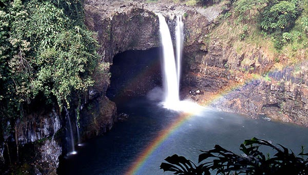 The transient rainbow at Rainbow Falls. -- SUBMITTED | ARCHIE HOWELL