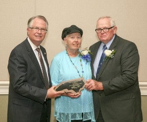 Ray and Judy Felton accept the 2016 NC Baptist Heritage Award