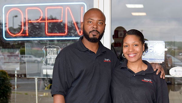 Antwuan and Tiffany Warren are the new owners of the Sears in Franklin and they hope to build the relationship they have with the community through excellent customer service. -- Rebecca Chappell | Tidewater News