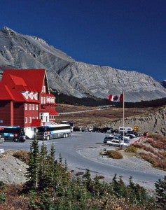 Columbia Icefields welcome center in Jasper National Park