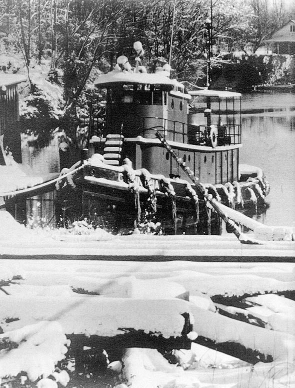 The tugboat Corinthia in the late 1930s or early 1940s. — Submitted | Clyde Parker