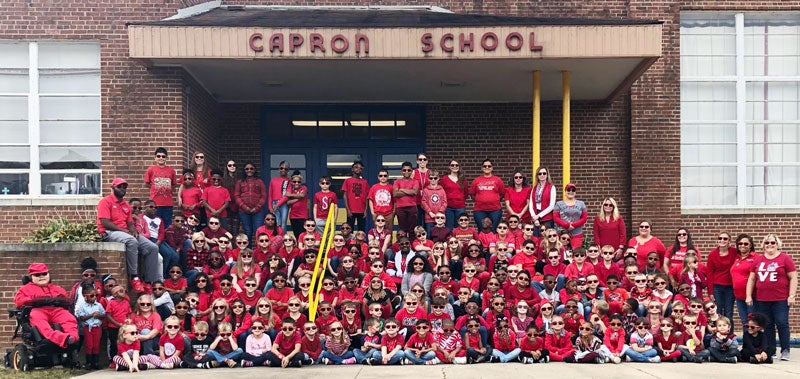 capron elementary red ribbon week