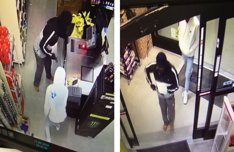 attempted armed robbery suspects capron