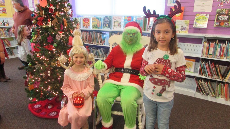 grinch at courtland library