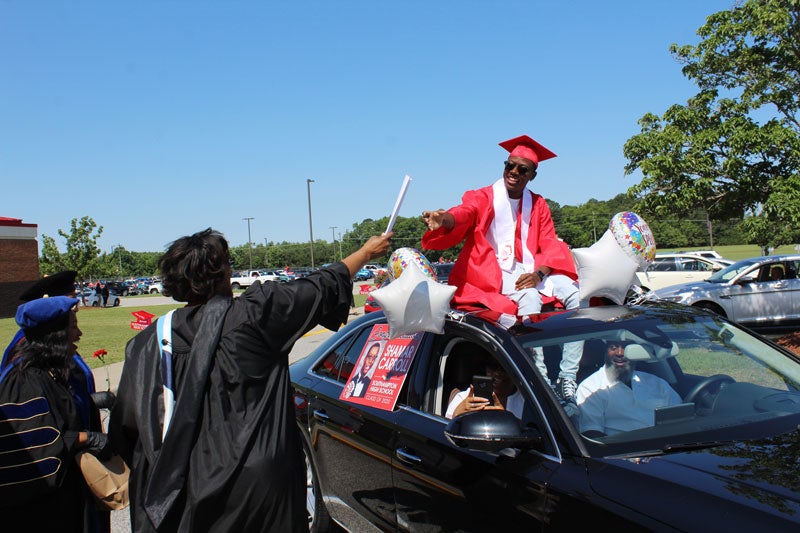 Southampton High School graduation parade